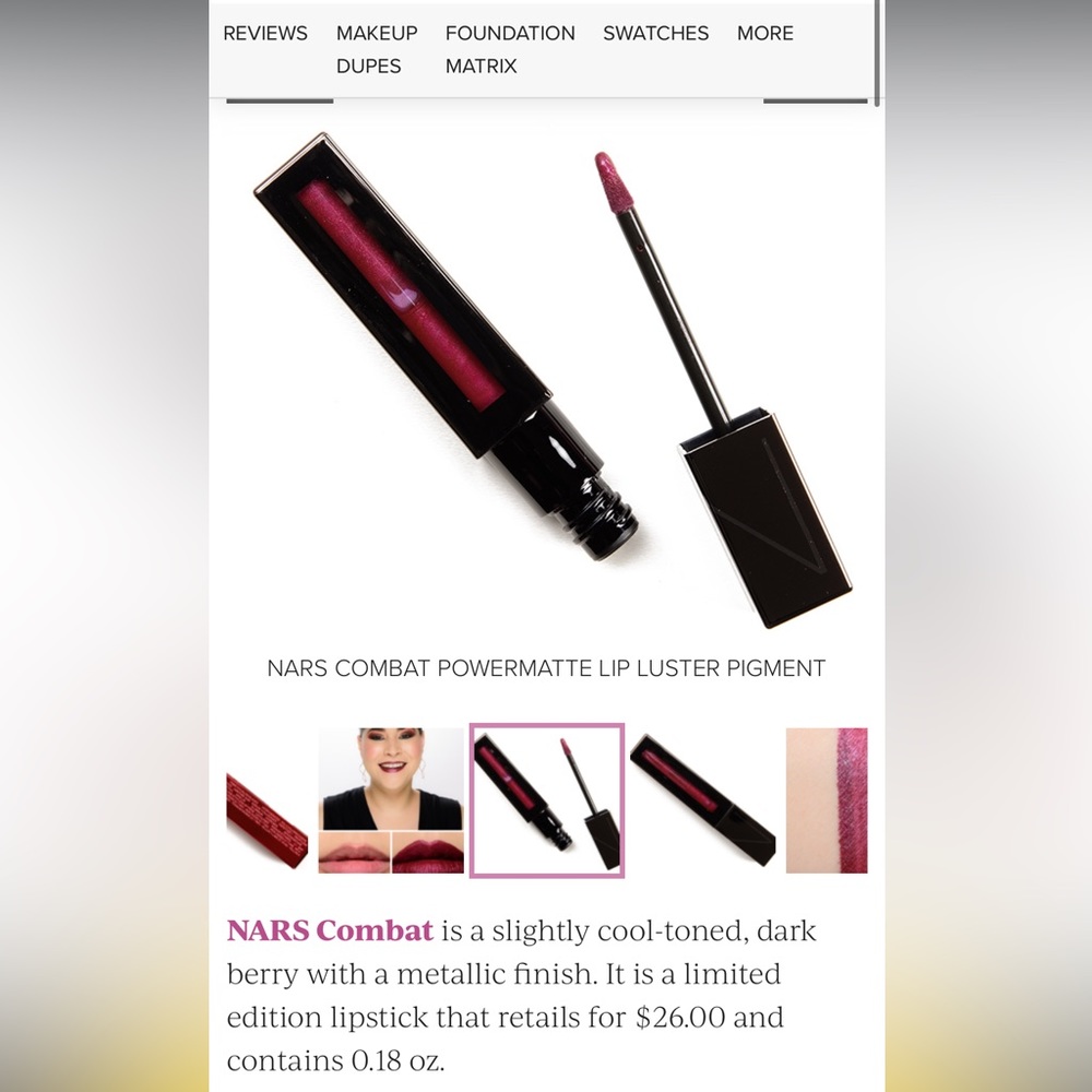 Limited Edition NARS Combat